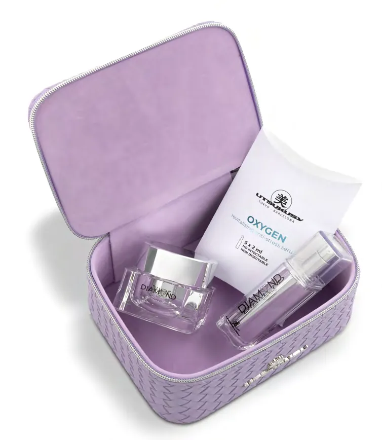 Set Diamond en neceser lila